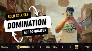 SOLO 34 KILLS DOMINATION  BGMI  bgmi highkillgameplay worldrecord [upl. by Pippa]