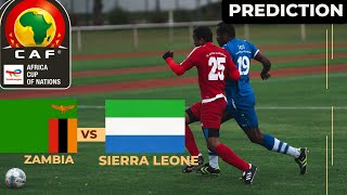 Zambia 3 vs 2 Sierra Leone Live Stream CAF 2025 Africa Nations Cup Qualifier Commentary Score [upl. by Eirrahs]