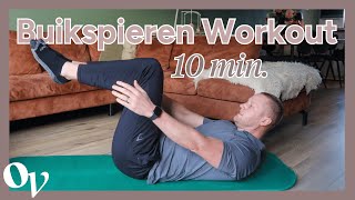 Buikspieroefeningen  10 minuten buikspieren workout voor thuis OPTIMAVITA [upl. by Bower90]