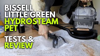 BISSELL Little Green HydroSteam Best Spot Cleaner of 2023 [upl. by Naeruat167]