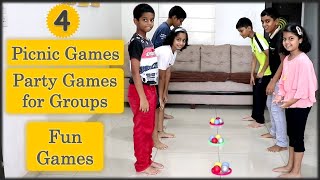 4 Funny Games for Kids  Games for kids group  Picnic Games  Team Games  Indoor Outdoor Games [upl. by Amsden]