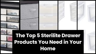 Sterilite 4 Drawer Weave Tower [upl. by Sarge276]