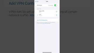 How To Use A VPN On Any IPhone Free shorts [upl. by Eelam73]