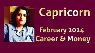 Capricorn ♑️ Career amp Money February2024 Important developments expected [upl. by Treacy]