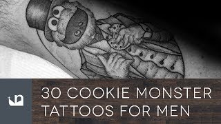 30 Cookie Monster Tattoos For Men [upl. by Nick74]