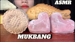 ASMR MUKBANG  Cute Desserts Eating Sounds咀嚼音） [upl. by Dessma]