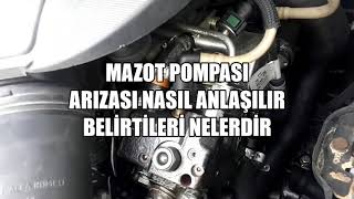 Mazot Pompası Arızası Nasıl Anlaşılır  Dizel Yakıt Pompası Arızası Belirtileri Nelerdir [upl. by Sinnaiy]