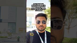 Live Hacking Demonstration at GITEX Conferences 2024 in Dubai shorts cybersecurity gitexglobal [upl. by Sidell998]