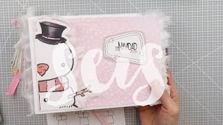 Es navidad Tutorial de Scrapbooking con Laponia  Capítulo 6 [upl. by Mabel256]