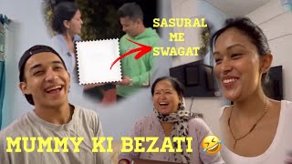 Akash ne aaj bhut hasaya 🤦🏻‍♀️🤣 sasural main huaa kiska swagat 😍 Varsha Thapa [upl. by Cornelius]