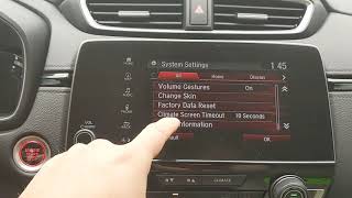 How to Customizing my Honda CRV touch screen [upl. by Enerehs]