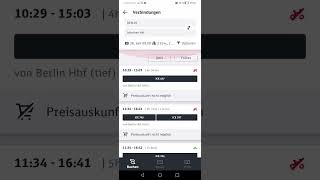 Zug Fahrradkarte Fahrkarte in der Bahn App Next DB Navigator kaufen online [upl. by Quintus]