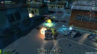 Tanki Online Twins XT Skin Plasma Accelerators Augment and Hornet XT Skin Lifeguard gameplay [upl. by Ahsinad543]