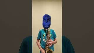 Im Blue by Eiffel 65 Saxophone Music Shorts [upl. by Noval360]