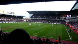 WEST HAM FANS SING quotIM FOREVER BLOWING BUBBLESquot IN STADIUM [upl. by Shing]