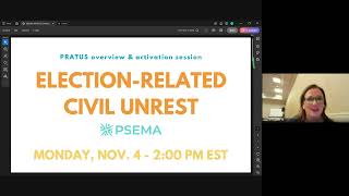 Attendee WCI November Webinar Civil Unrest amp First Amendment Demonstrations 2024 11 13 09 38 EST [upl. by Kurzawa]