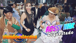 ROSSY WAR Mix Orquestado  A FLOR DE CUMBIA Orquesta ¡En VIVO  Viendo Es La Cosa 2024 [upl. by Len480]