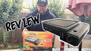 NTK Magus BBQ 3x1 Portable Butane Camping Stove  REVIEW [upl. by Iruahs]