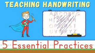 Handwriting for Kids 5 Essential Practices  Teaching Handwriting to Children [upl. by Eima]