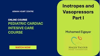 Inotropes and Vasopressors part 1 Mohamed Elgayar [upl. by Esmond584]