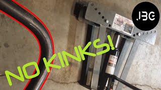 PERFECT BENDS with harbor freight pipe bender [upl. by Akiehsal302]