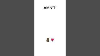 why AMNT isnt a word memes [upl. by Tallbott]