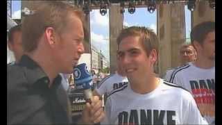 Philipp Lahm  20060709 ZDF  Danke [upl. by Verney]