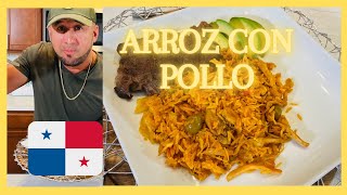 Como hacer arroz con pollo Panameño  How To Make Chicken Rice Panamanian Style [upl. by Mlohsihc]