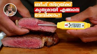 BEEF STEAK COOKING HOW TO COOK BEEF STEAKPERFECT STEAK COOKING EASY STEAK RECIPE SCOTCH FILLET [upl. by Inalel916]