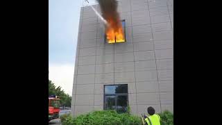 Urban firefighting Drone Effective for putting fire for high rise buildings [upl. by Leesen]