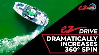 ezDrive™ Dramatically Increases 360 Degree Spins on WakeSurf Boats [upl. by Calondra]