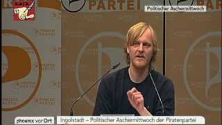 Piratenpartei 2012 Politischer Aschermittwoch [upl. by Gunner]