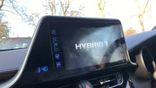 Toyota CHR hybrid hidden menu engineers menu [upl. by Mccahill]