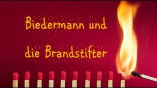 Max Frisch Biedermann und die Brandstifter  Fernsehstück [upl. by Aelyak835]