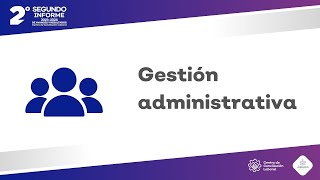 Segundo informe  Gestión administrativa [upl. by Hochman441]