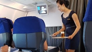 Is Air Koryo really 1 Star Worst Airline Business Class Review Beijing to Pyongyang Tu204 [upl. by Chao]