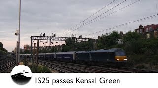 4K 1S25  The 2115 Caledonian Sleeper service passes Kensal Green [upl. by Noedig645]