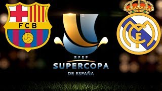 FC BARCELONAREAL MADRID SPANYOL SZUPERKUPA HUN [upl. by Hett]