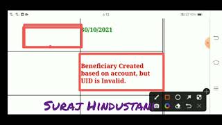 up scholarship 20212022 beneficiary created based on account but uid is invalid problem solve [upl. by Akimahs]