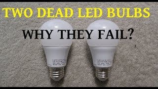 Two failed LED bulbs for teardown to determine the cause [upl. by Akemet]