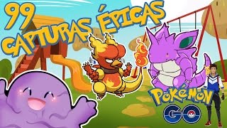 CAPTURAS ÉPICAS  Pokémon GO  PokéVlog 99  8BitCR [upl. by Child]