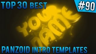 TOP 30 BEST Panzoid intro templates 90 Free download [upl. by Darcee275]