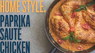 Paprika sauté chicken  a simple family dish [upl. by Alhan]