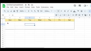 How to Make Calender in Excel [upl. by Dinsmore]