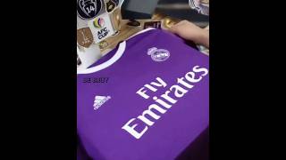 Real Madrid 1617🟣🐐football realmadrid ronaldo cr7 jersey fypシ゚ shorts viral trending [upl. by Radmilla]