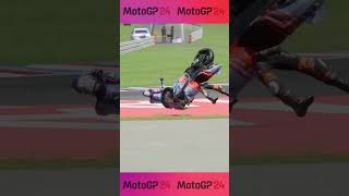 MOTO GP 24 Shocking Moment Alex Marquez and Brad Binders Crash Goes Horribly Wrong [upl. by Juana]