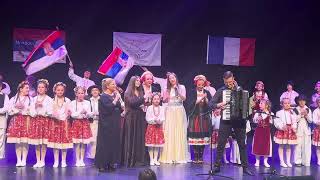 “VESELI SE SRPSKI RODE”  koncert Danice Crnogorčević u Parizu [upl. by Ttennej]