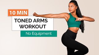 TONE Your Arms in 10 Minutes at Home with NO Equipment  Kaji Pm [upl. by Rosio]