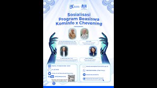 Sosialisasi Bersama Beasiswa Chevening X Kominfo [upl. by Emelda]