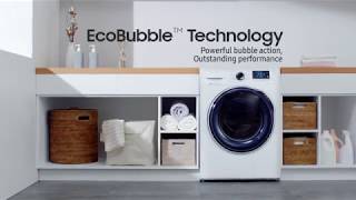 SAMSUNG WW81J5426DW ECOBUBBLE wasmachine  lavelinge  Productvideo Vandenborrebe [upl. by Nohsyt]